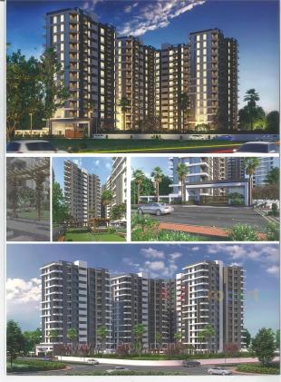 Elevation of real estate project Saral Heights located at Navagam, Surat, Gujarat