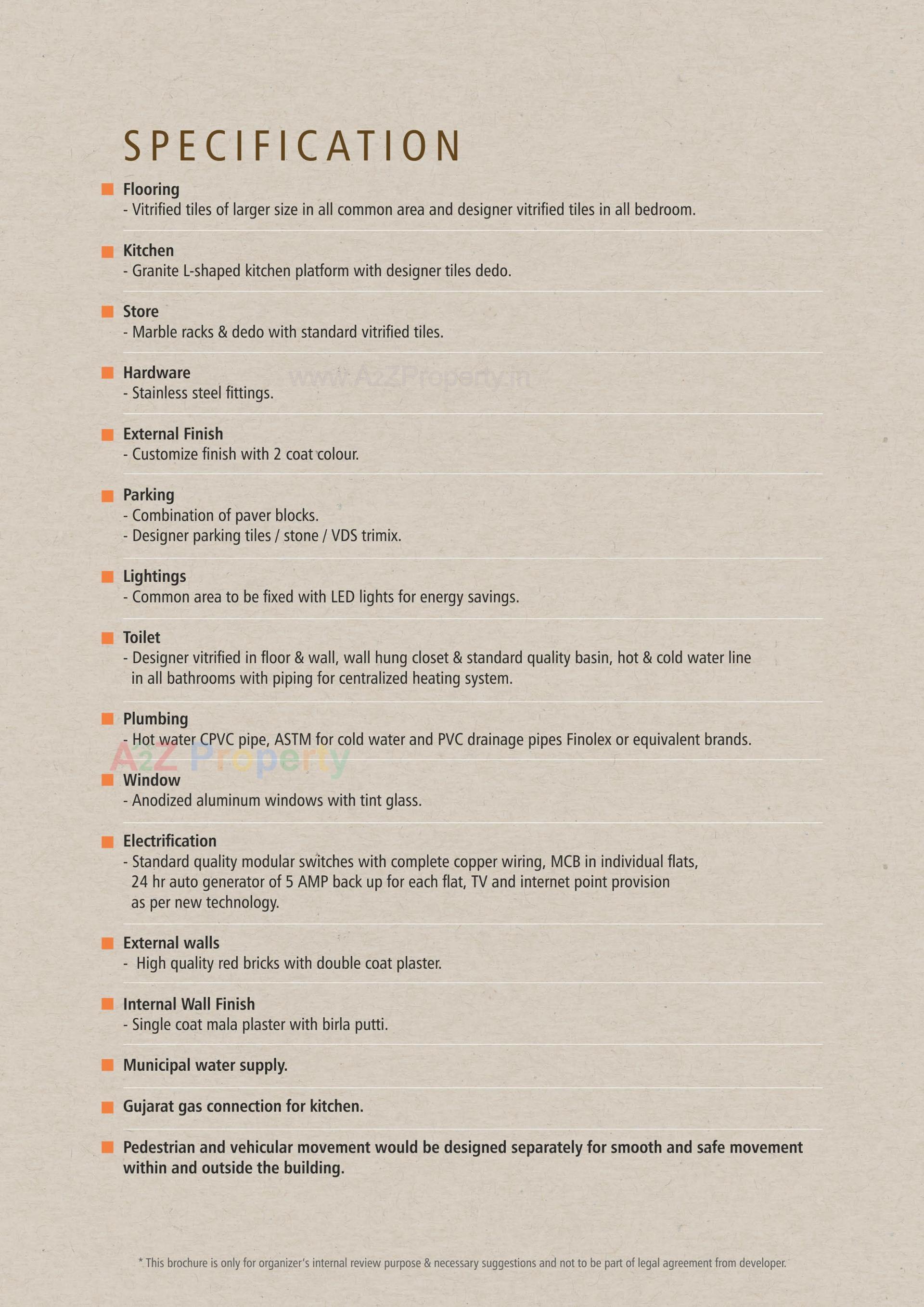 Project Specifications