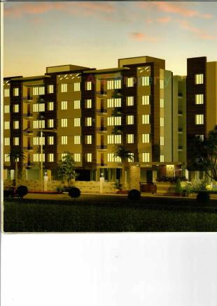 Elevation of real estate project Shaligram Flora located at Navagam, Surat, Gujarat