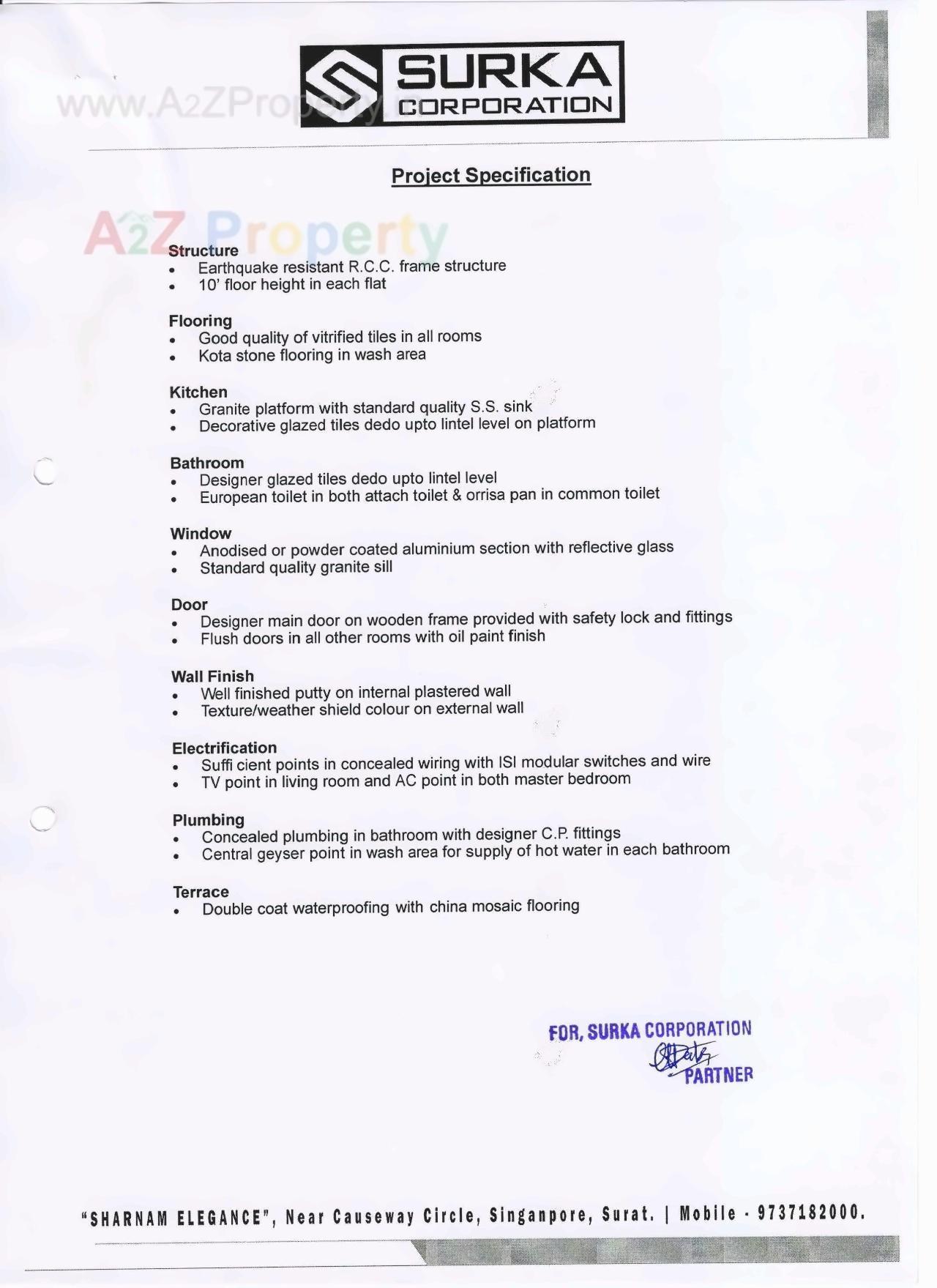 Project Specifications