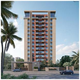 Elevation of real estate project Shilalekh Imperia located at Pal, Surat, Gujarat