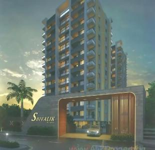 Elevation of real estate project Shivalik Heights located at Dabholi, Surat, Gujarat