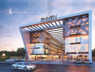 Elevation of real estate project Shiven Shoppers located at Adajan, Surat, Gujarat