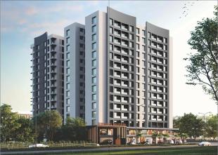 Elevation of real estate project Shrungal Solitaire located at Bamroli, Surat, Gujarat