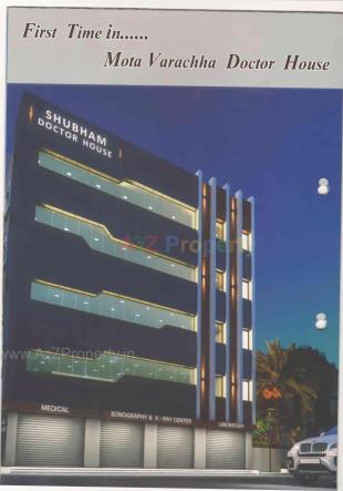 Elevation of real estate project Shubham Doctor House located at Varachha, Surat, Gujarat