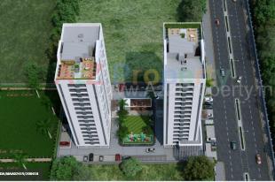 Elevation of real estate project Soham Pride located at Pal, Surat, Gujarat