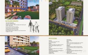 Elevation of real estate project Sumeru Residency located at Vesu, Surat, Gujarat