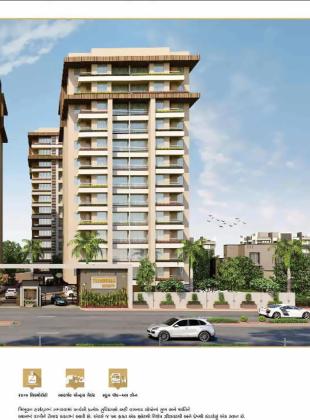 Elevation of real estate project Tribhuvan Heights located at Varachha, Surat, Gujarat