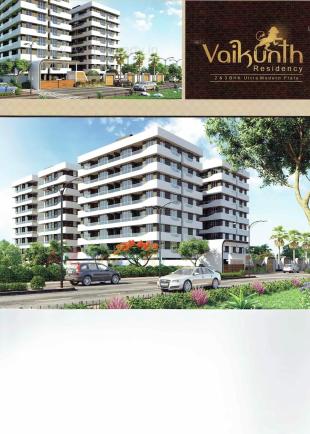 Elevation of real estate project Vaikunth Residency located at Varachha, Surat, Gujarat