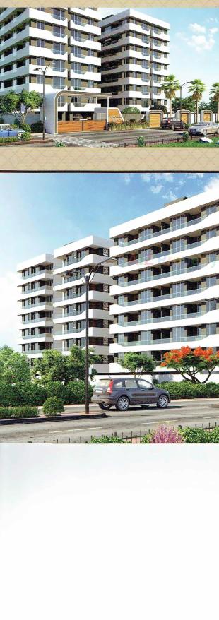 Elevation of real estate project Vaikunth Residency located at Varachha, Surat, Gujarat