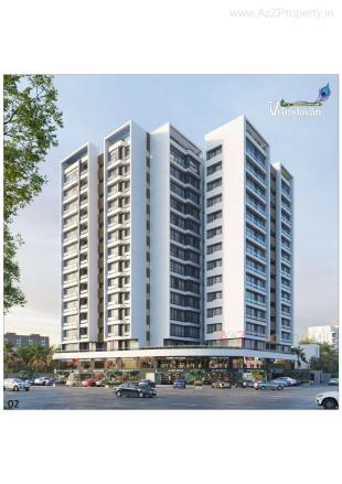 Elevation of real estate project Vrundavan Heights located at Bamroli, Surat, Gujarat
