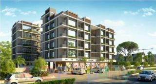 Elevation of real estate project 38 Avenue located at Harni, Vadodara, Gujarat