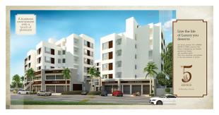 Elevation of real estate project 5th Avenue located at Manjalpur, Vadodara, Gujarat