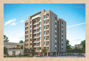 Elevation of real estate project Aadhya Aurum located at Bhayli, Vadodara, Gujarat
