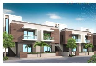 Elevation of real estate project Aangan Palm located at Ankhol, Vadodara, Gujarat