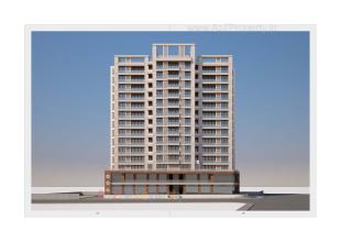 Elevation of real estate project Aarna One located at Kalali, Vadodara, Gujarat
