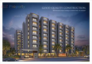 Elevation of real estate project Aatmiya Sanskar Residency located at Jambuwa, Vadodara, Gujarat
