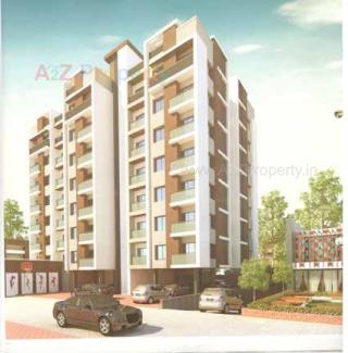 Elevation of real estate project Abhishek Aura located at Sama, Vadodara, Gujarat