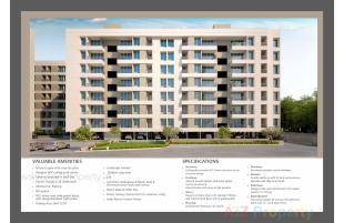 Elevation of real estate project Aditya Landmark located at Bhayli, Vadodara, Gujarat