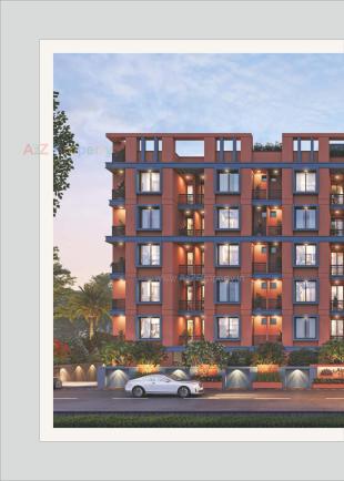 Elevation of real estate project Akshar Priva located at Harni, Vadodara, Gujarat