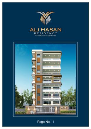 Elevation of real estate project Ali Hasan Residency located at Bapod, Vadodara, Gujarat