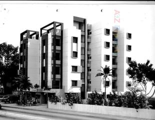Elevation of real estate project Apex Tower located at Kasba, Vadodara, Gujarat