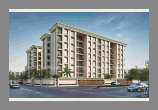 Elevation of real estate project Aranya One located at Bhayli, Vadodara, Gujarat