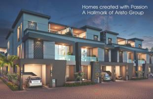Elevation of real estate project Aristo located at Bhayli, Vadodara, Gujarat