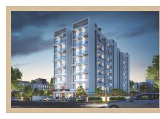 Elevation of real estate project Atharva located at Bhayli, Vadodara, Gujarat