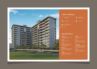 Elevation of real estate project Belvista located at Gotri, Vadodara, Gujarat