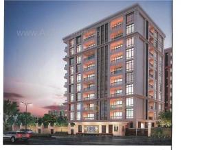 Elevation of real estate project Courtyard Towers located at Sevasi, Vadodara, Gujarat