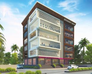 Elevation of real estate project Devashayonyx located at Akota, Vadodara, Gujarat