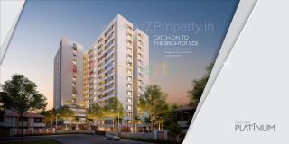 Elevation of real estate project Fortune Platinum located at Vadodara, Vadodara, Gujarat