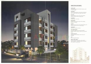 Elevation of real estate project Henil Enclave located at Manjalpur, Vadodara, Gujarat