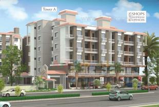 Elevation of real estate project Indrabhavan located at Maretha, Vadodara, Gujarat