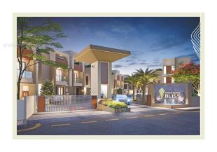 Elevation of real estate project Krishna Darshan Bliss located at Aamodar, Vadodara, Gujarat