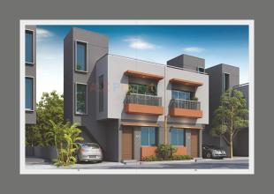 Elevation of real estate project Krishna Narayan Home located at Ajod, Vadodara, Gujarat