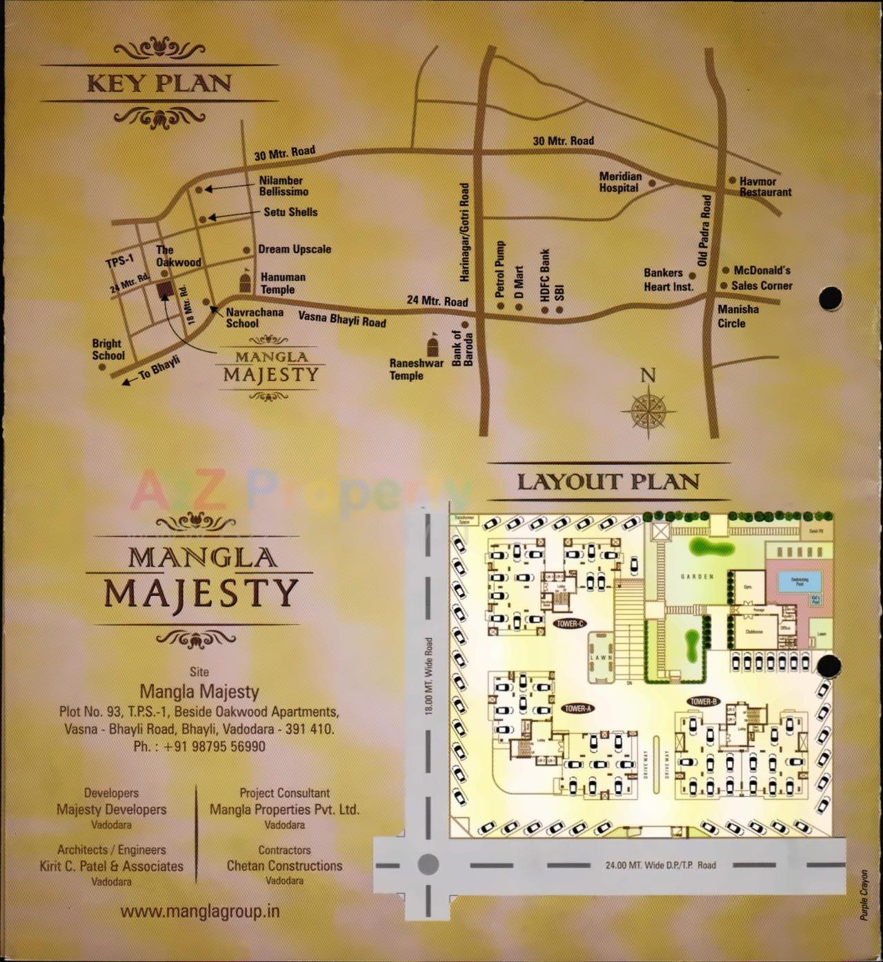 Mangla Majesty Flats Offices At Bhayli Vadodara