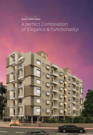 Elevation of real estate project Matruka Residency located at Vadsar, Vadodara, Gujarat