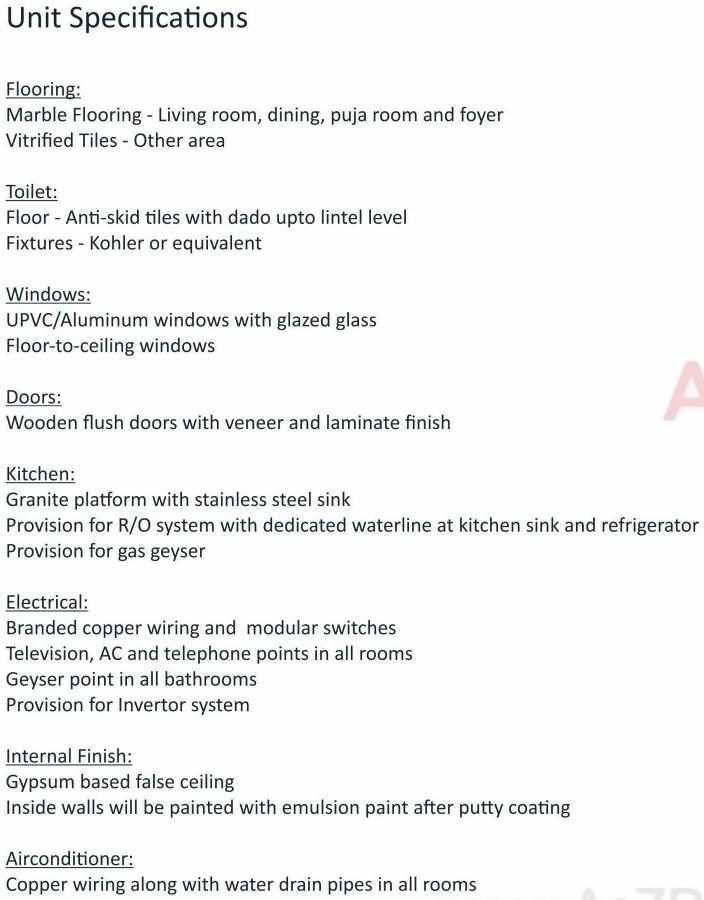 Project Specifications
