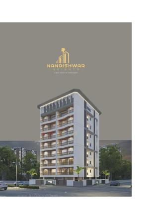 Elevation of real estate project Nandishwar Heights located at Kasba, Vadodara, Gujarat