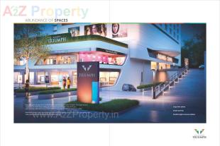 Elevation of real estate project Nilamber Triumph located at Vasna, Vadodara, Gujarat