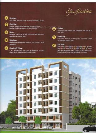 Elevation of real estate project Nilkanth Height located at Amodar, Vadodara, Gujarat
