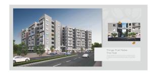 Elevation of real estate project Om Heights located at Bapod, Vadodara, Gujarat