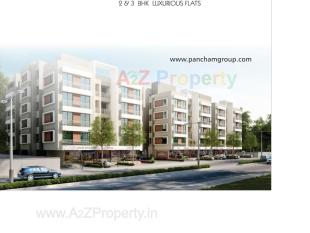 Elevation of real estate project Pancham Blossom located at Sayajipura, Vadodara, Gujarat