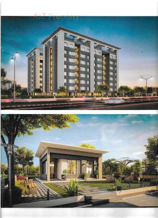 Elevation of real estate project Param Bliss located at Bill, Vadodara, Gujarat