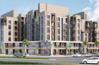 Elevation of real estate project Param Greens located at Bill, Vadodara, Gujarat
