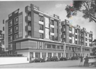 Elevation of real estate project Pramukh Plaza located at Jambuva, Vadodara, Gujarat