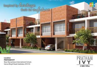 Elevation of real estate project Pratham Ivy located at Bhayli, Vadodara, Gujarat