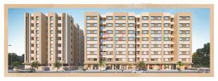 Elevation of real estate project Pushpam Heights located at Tarsali, Vadodara, Gujarat